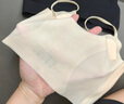 氧心（YANGXIN）兩件裝內(nèi)衣女夏季無痕聚攏文胸無鋼圈背心吊帶運動女士胸罩美背 黑色+香檳【吊帶款】 L 曬單實拍圖