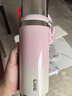 希樂(lè )（cille）大容量保溫杯316L不銹鋼水杯男女士戶(hù)外學(xué)生泡茶杯子 柔光粉630ml 曬單實(shí)拍圖