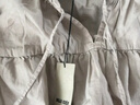 無(wú)印良品（MUJI）IDEE 女式 漢麻混平紋抽褶連衣裙女裝裙子25年夏季 GA34CC5S 淺米色 均碼 165/88A 曬單實(shí)拍圖