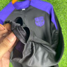 新品巴薩2526長(cháng)袖足球服黑色男款球迷版訓練服速干足球運動(dòng)長(cháng)褲 26巴薩黑（長(cháng)袖）拇指扣558 L（160斤左右） 曬單實(shí)拍圖