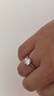 唯一（Winy）莫桑鉆戒銀戒指S925銀飾求訂結(jié)婚戒指紀(jì)念日女禮物送女友老婆 曬單實(shí)拍圖