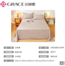 潔麗雅A類(lèi)抗菌防水純色床單床上用品 米駝色230cmx250cm 2米床 曬單實(shí)拍圖
