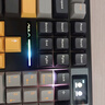 狼蛛（AULA）F108pro客制化機械鍵盤(pán) 無(wú)線(xiàn)藍牙三模連接 多功能顯示屏 Gasket結構 RGB燈效 108鍵盤(pán)電腦游戲辦公 F108深灰黃【焦糖拿鐵軸】4000mAH 曬單實(shí)拍圖