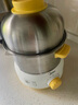 美的（Midea）【政府補貼】煮蛋器蒸蛋器雙層14顆蛋家用自動(dòng)斷電迷你雞蛋羹神器防干燒不銹鋼便攜式MZ-ZDE1602 曬單實(shí)拍圖