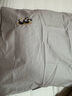 無(wú)印良品A類(lèi)100%棉枕套簡(jiǎn)約刺繡枕頭套全棉枕芯套 48*74cm單只高級灰 曬單實(shí)拍圖