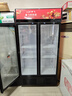 新飛（frestec）展示柜冷藏保鮮柜酒水飲料冰柜雙開門冷藏柜酒店冷藏保鮮柜超市直冷玻璃門風(fēng)冷無霜冰箱立式冷柜 小雙門黑紅588L【直冷省電】【店長推薦】 曬單實(shí)拍圖