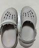Skechers斯凱奇兒童泡泡鞋男童疏水輕便沙灘洞洞鞋夏季中大童涼鞋406645L 淺灰色/LTGY 33.5 曬單實(shí)拍圖