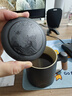 京東京造茶杯便攜式黑陶茶泡茶壺茶杯功夫茶具辦公杯隨身茶壺容量400ml 曬單實(shí)拍圖