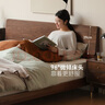 林氏家居意式輕奢風沙發(fā)客廳大黑牛真皮沙發(fā)直排沙發(fā)小戶型沙發(fā)家具PS289 黑茶色|2.86米|加厚頭層牛皮 曬單實拍圖
