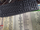 羅技（Logitech）MK120 鍵鼠套裝 有線(xiàn)鍵鼠套裝 辦公鍵鼠套裝 電腦鍵盤(pán) USB即插即用 全尺寸 黑色 曬單實(shí)拍圖