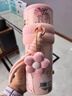 世大家明星同款保溫杯女士水杯送女友老婆中秋國慶伴手禮物大容量吸管杯 曬單實(shí)拍圖