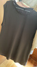 名創(chuàng  )優(yōu)品（MINISO）背心男夏季新款冰絲透氣網(wǎng)眼坎肩戶(hù)外運動(dòng)防紫外線(xiàn)汗衫 深灰 L 曬單實(shí)拍圖