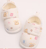 婧麒學(xué)步鞋女寶寶秋季新款嬰兒鞋子軟底防滑保暖春秋男寶寶鞋 字母小熊 內長(cháng)12cm 曬單實(shí)拍圖