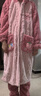CEENIU睡衣秋冬珊瑚絨睡衣女加厚加絨保暖睡袍甜美少女家居服兩件套裝 粉色海貍袍套 均碼 建議【80-120】斤 曬單實拍圖