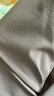 無(wú)印良品（MUJI）女式 易干彈力泡泡紗輕便七分褲 褲子女款25年夏季女裝BE1VSA5S 藏青色 S （155/62A） 曬單實(shí)拍圖