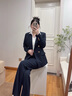 伯德小姐職業(yè)西裝套裝女士小個(gè)子職場(chǎng)面試正裝高級感小西服外套 曬單實(shí)拍圖