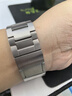 DAWG適用華為手表watch4pro純鈦金屬三株表帶watch5/2/gt5/gt3/gt4/new保時(shí)捷/非凡大師商務(wù)男AX26A 三株鏈式表帶丨超輕材質(zhì)【純鈦-銀色】46/48表盤(pán) 曬單實(shí)拍圖