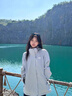 戶(hù)外沖鋒衣女三合一防風(fēng)防水靜電外套秋冬新款月光藍超好看登 888男女淺卡其三合一可拆卸 s 曬單實(shí)拍圖