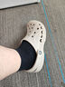 crocs卡駱馳洞洞鞋貝雅男鞋女鞋輕便耐磨一腳蹬拖鞋休閑鞋|10126 卵石色-2V3 41 /42(260mm) 曬單實(shí)拍圖
