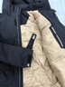 奧駿帝男士羽絨服中老年人男外套冬季加厚中年寬松男裝爸爸保暖羽絨上衣 8688款黑色 填充羊毛更保暖 XL 100-120斤 曬單實(shí)拍圖