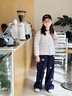 嘿小鵝秋冬季鵝絨服兒童輕薄羽絨服男童女童校服神器內(nèi)膽羽絨內(nèi)搭親子裝 米白 三防輕暖90白鵝絨 150 曬單實(shí)拍圖