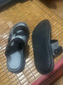 GUQIAN涼鞋男款夏季外穿防滑輕便兩用涉水開(kāi)車(chē)男士休閑沙灘涼拖夏天 黑色 40 (250mm) 曬單實(shí)拍圖