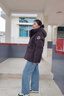 波司登（BOSIDENG）25年新款極寒羽絨服男女同款情侶短款鵝絨連帽保暖外套B250242440 凍土棕7C45 M 165/88A 體重約110-120斤 曬單實(shí)拍圖
