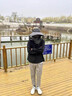 太陽(yáng)帽夏季防曬帽透氣面罩男女漁夫帽釣魚(yú)登山旅游遮陽(yáng)帽頭套頭巾 灰色-面罩可拆卸 曬單實(shí)拍圖