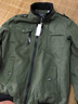 花花公子（PLAYBOY）男士外套2025春秋季新款韓版男外套純棉大碼男士立領(lǐng)工裝夾克男裝 軍綠色款薄 XL 曬單實(shí)拍圖