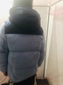 雪中飛【雙面穿】兒童羽絨服冬新款男女童保暖加厚面包服外套 新霧藍 140 曬單實拍圖
