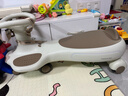 貝易（BEIE）皇室扭扭車(chē)  嬰兒童車(chē)1-3歲搖搖車(chē)防側翻音樂(lè )款寶寶禮物 卡其色 曬單實(shí)拍圖