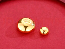 領(lǐng)豐金黃金豆豆AU9999足金實(shí)心真金豆子收藏節日禮物送女友節日小金豆 金豆1g 曬單實(shí)拍圖