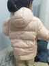 京東京造兒童羽絨服男童外套冬裝寶寶童裝加厚保暖親子裝 桃粉 150 曬單實(shí)拍圖