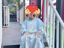 今兮古兮兒童漢服男童中國風(fēng)中秋套裝敖丙cos服春男孩春秋季淺水藍    110 曬單實拍圖