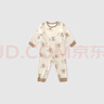 巴厘小豬男童睡衣春秋女童純棉內(nèi)衣套裝寶寶家居服嬰兒兩件套兒 咩咩花園 90 cm 曬單實(shí)拍圖