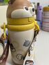babycare兒童保溫杯嬰兒小松鼠寶寶1-3歲不銹鋼吸管水杯壺學生上學450ml 曬單實拍圖