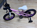 優(yōu)貝（RoyalBaby）兒童自行車(chē)男女鎂合金單車(chē) 月亮系列3-5歲 宇航員14寸 粉色 曬單實(shí)拍圖