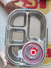美廚（maxcook）304不銹鋼飯盒1.6L 上班族學(xué)生帶飯分格餐盤(pán) 注水保溫兒童便當盒 深邃藍五格【配筷勺+湯碗】 曬單實(shí)拍圖