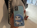 圣圖朗閃粉羽紗可愛小貓適用蘋果iphone16promax手機殼新款15手鏈16e全包ins12男女13全包帶鏡頭膜11防摔 自帶鏡頭膜【閃粉鏡羽紗】綠帽圓腦兔+手鏈 iPhone 11 Pro 曬單實拍圖