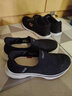 斯凱奇（Skechers）閃穿鞋女鞋秋季一腳蹬健步鞋厚底緩震休閑運動(dòng)鞋懶人鞋125219 曬單實(shí)拍圖