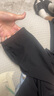 回力（Warrior）褲子夏季男運動(dòng)褲男夏季冰絲速干休閑褲男寬松直筒闊腿褲子男褲 曬單實(shí)拍圖
