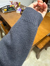 茵曼（INMAN）茵曼復古立體刺繡毛衣2025冬女裝新款圓領(lǐng)針織開(kāi)衫外套 貴族灰 S 曬單實(shí)拍圖