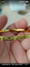 中國黃金（CHINA GOLD）足金5201314黃金手鐲金鐲子送女友老婆生日禮物 金重約5.2g 58#【送玫瑰禮盒】【今/次日達】 曬單實(shí)拍圖