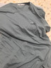 海瀾之家（HLA）短袖T恤男冰爽棉撞色圓領(lǐng)涼感短袖男 藏青53 L 175/92A 推薦69-75kg 曬單實(shí)拍圖