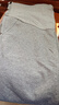 婧麒（JOYNCLEON）孕婦褲春秋外穿小個(gè)子運動(dòng)長(cháng)褲休閑束腳衛褲孕婦  灰 XL Jyk80749 曬單實(shí)拍圖
