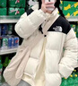 潮流長(cháng)絨服立領(lǐng)1996國潮700蓬情侶男女同款新款加厚保暖外套 純白 XL 78-88kg         170-180cm 曬單實(shí)拍圖