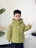 雅鹿2025新款兒童羽絨服男童女童寶寶中大童小童洋氣冬季加厚外套冬裝 綠色 120 曬單實(shí)拍圖