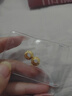金小貅黃金轉運珠999足金車(chē)花珠圓珠路路通吊墜項鏈掛墜手串DIY隔珠 1g,車(chē)花圓珠【多退少補】 曬單實(shí)拍圖