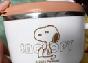 史努比（SNOOPY）304不銹鋼泡面碗 學(xué)生上班族飯盒大容量帶蓋飯碗泡面神器 1.3L 曬單實(shí)拍圖