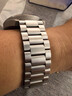 華為手表表帶適用于Watch 4 3Pro丨GT5 4 3 Pro丨GT2保時(shí)捷時(shí)尚男士手表腕帶金屬表鏈不銹鋼商務(wù)22mm 華為Watch3/3Pro鋼色不銹鋼【簡(jiǎn)裝】 曬單實(shí)拍圖